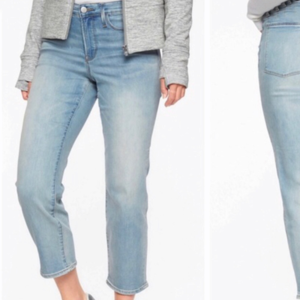 Athleta Sculptek Slimming high rise Ankle Jeans